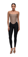 Beige corset top