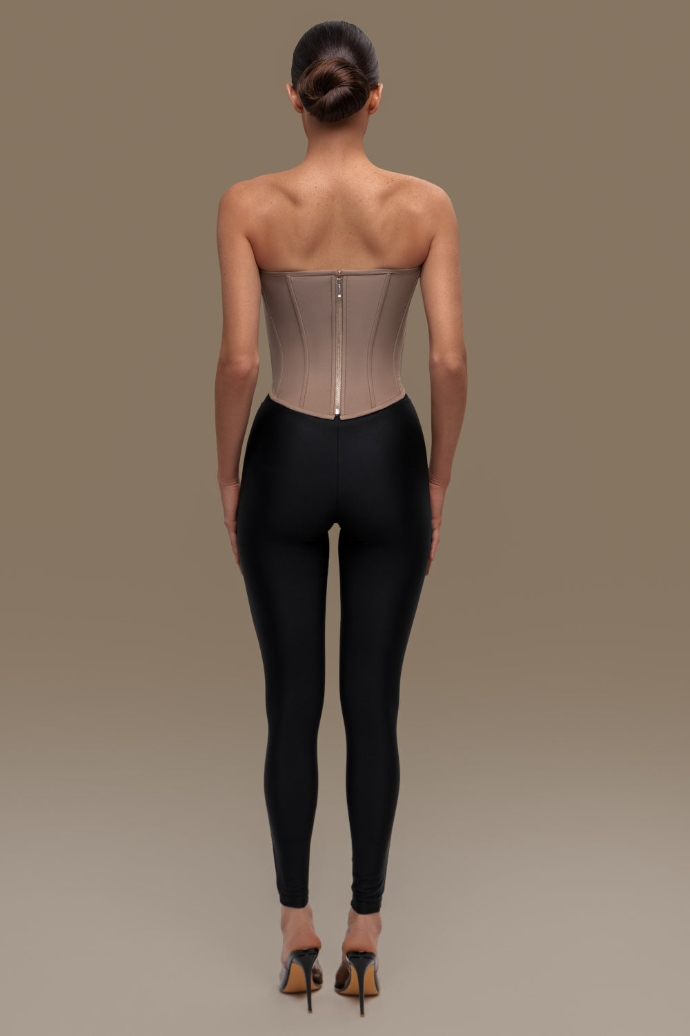 Beige corset top