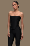 Black corset top