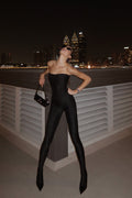Black corset top