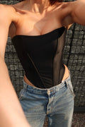 Black corset top