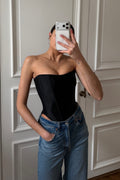 Black corset top