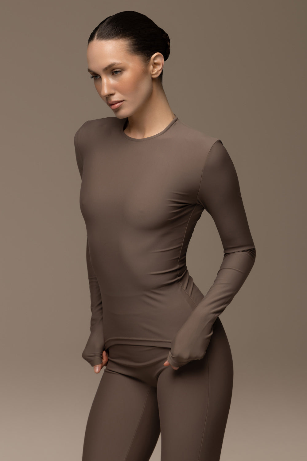 Cold nude long sleeve
