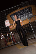 Flared pants space black