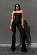 Flared pants space black
