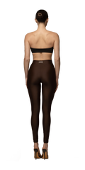 Space brown leggings
