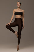 Space brown leggings