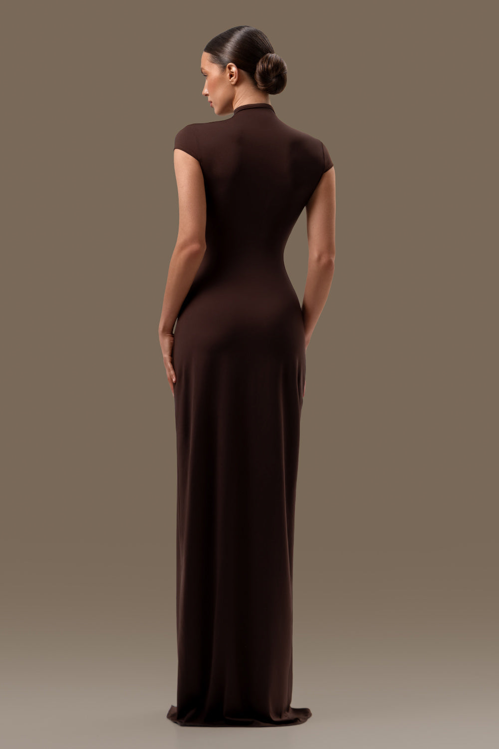Tokyo dress in brown