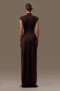 Tokyo dress in brown