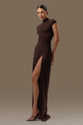 Tokyo dress in brown