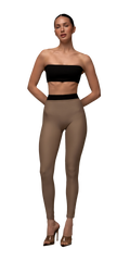 Warm nude leggings