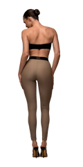 Warm nude leggings