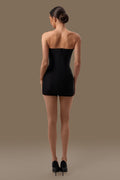 Black corset dress