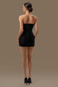 Black corset dress