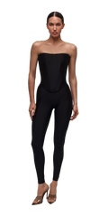 Black corset top