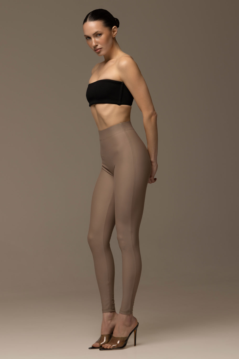 Mono warm nude leggings